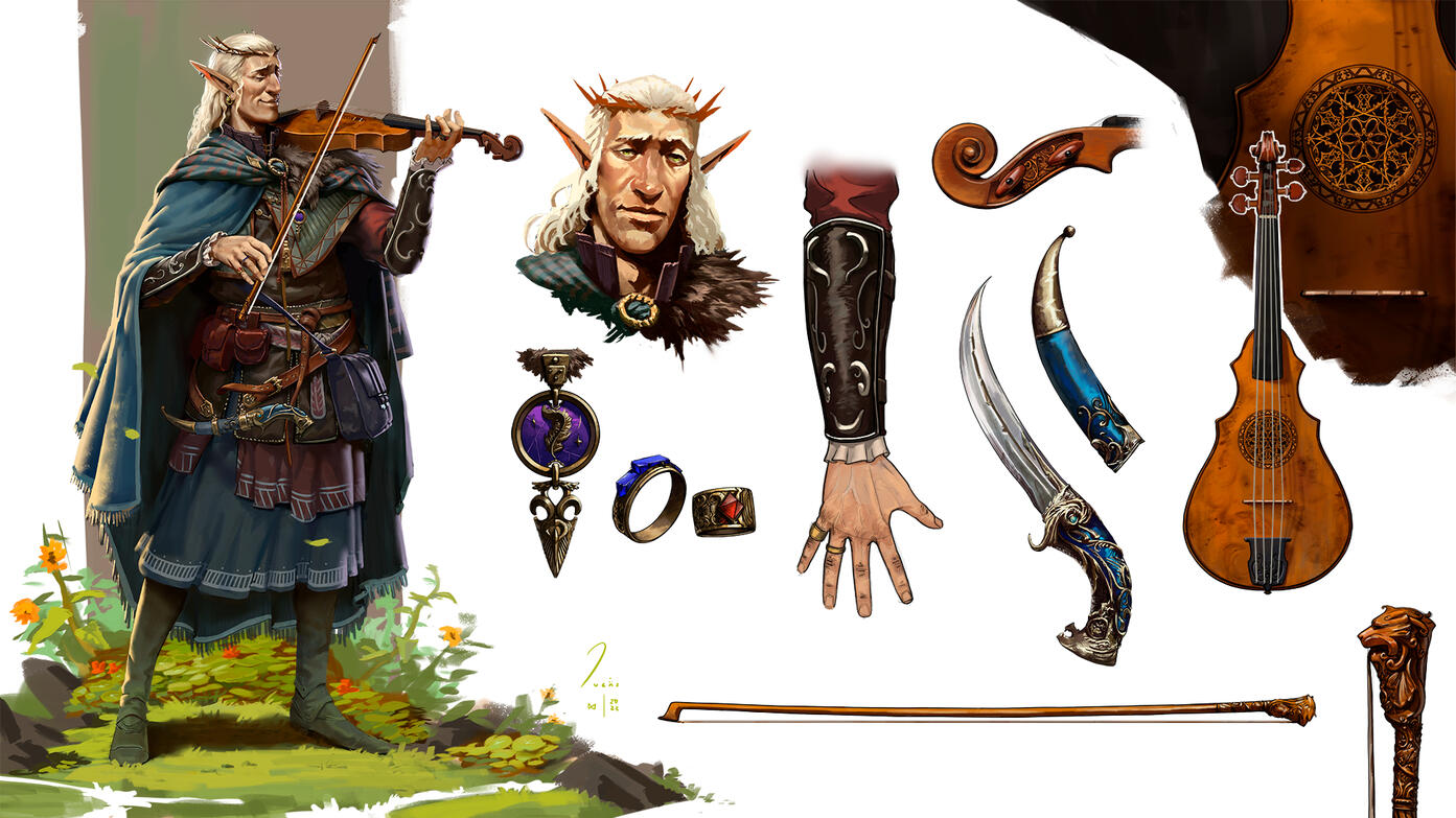 Bard character sheet